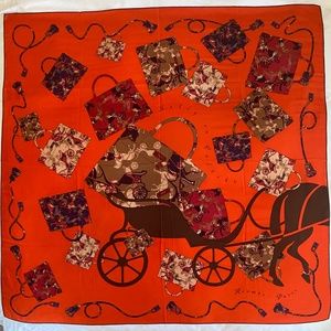 Hermes Cashmere Silk Scarf "Kelly en Caleche"